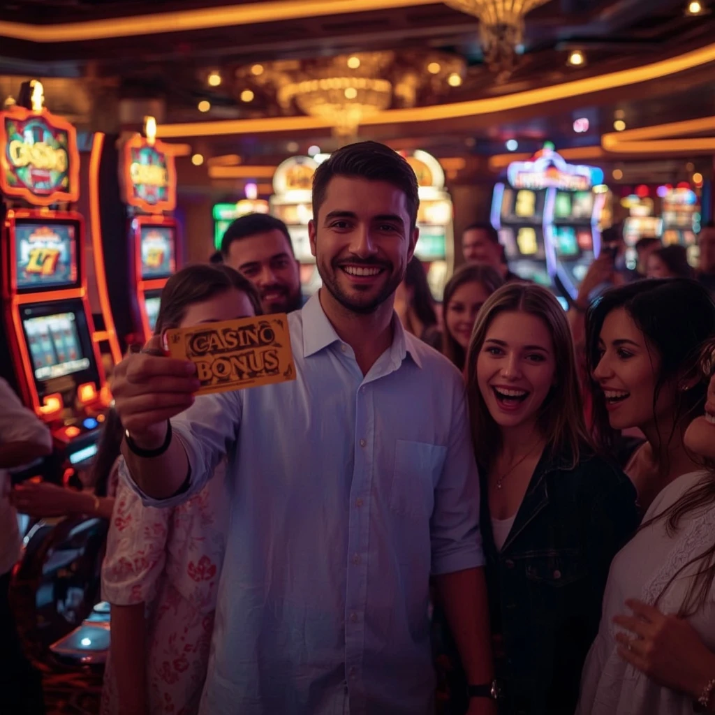 une personne tenant un bonus Foggy Bet Casino